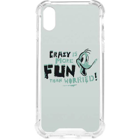 Looney Tunes Daffy Duck Crazy iPhone XS Clear Case