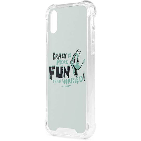 Looney Tunes Daffy Duck Crazy iPhone XS Clear Case