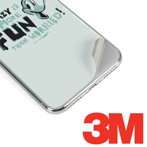 Looney Tunes Daffy Duck Crazy iPhone XS Max Skin