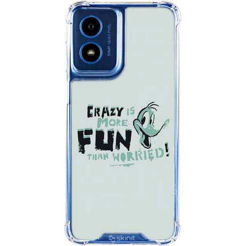 Looney Tunes Daffy Duck Crazy Moto G 5G (2024) Clear Case
