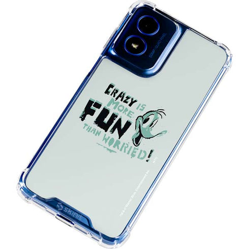 Looney Tunes Daffy Duck Crazy Moto G Play 4G (2024) Clear Case