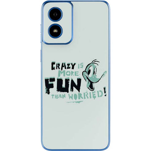 Looney Tunes Daffy Duck Crazy Moto G Play 4G (2024) Skin