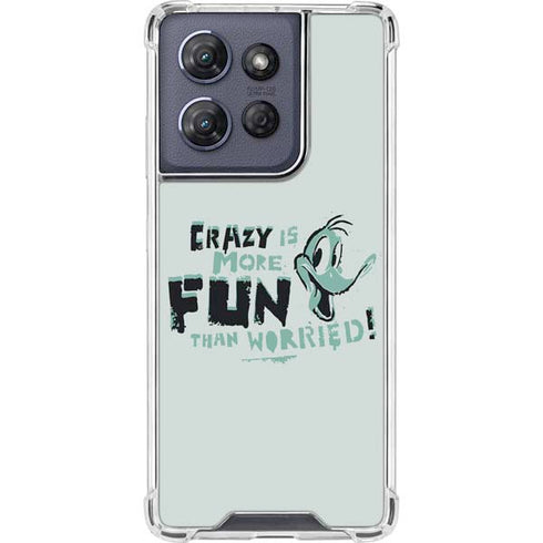 Looney Tunes Daffy Duck Crazy Moto G Stylus 5G (2025) Clear Case