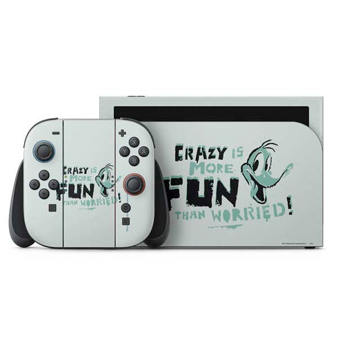 Looney Tunes Daffy Duck Crazy Nintendo Switch 2 (2025) with Joy-Con Skin