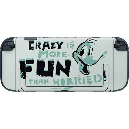 Looney Tunes Daffy Duck Crazy Nintendo Switch 2 (2025) with Joy-Con Skin