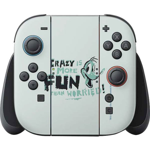 Looney Tunes Daffy Duck Crazy Nintendo Switch 2 (2025) Joy-Con Controller Skin