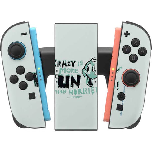 Looney Tunes Daffy Duck Crazy Nintendo Switch 2 (2025) Joy-Con Controller Skin
