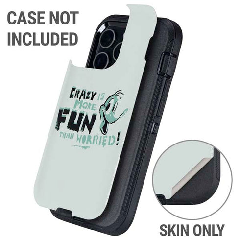 Looney Tunes Daffy Duck Crazy Otterbox Defender iPhone Skin