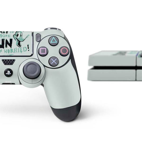 Looney Tunes Daffy Duck Crazy PS4 Console and Controller Bundle Skin