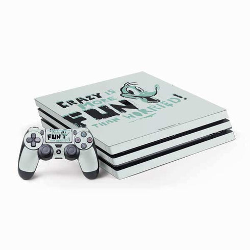 Looney Tunes Daffy Duck Crazy PS4 Pro Bundle Skin