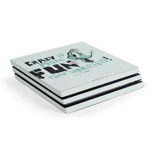 Looney Tunes Daffy Duck Crazy PlayStation PS4 Skins