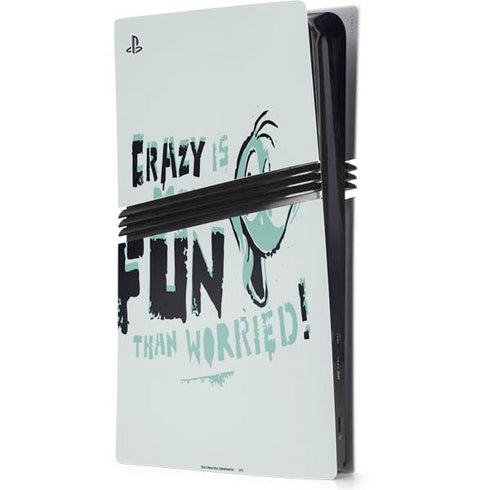 Looney Tunes Daffy Duck Crazy PS5 Pro Console Skin