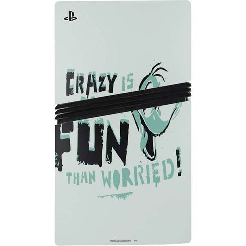 Looney Tunes Daffy Duck Crazy PS5 Pro Console Skin