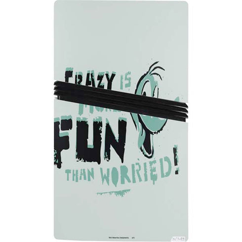 Looney Tunes Daffy Duck Crazy PS5 Pro Console Skin