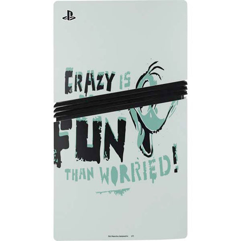 Looney Tunes Daffy Duck Crazy PS5 Pro Disk Console Skin