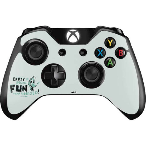 Looney Tunes Daffy Duck Crazy Xbox One Controller Skin