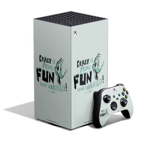 Looney Tunes Daffy Duck Crazy XBox Series X Digital Edition Bundle Skin