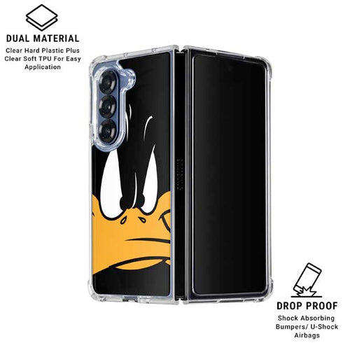 Looney Tunes Daffy Duck Galaxy Z Fold7 Clear Case