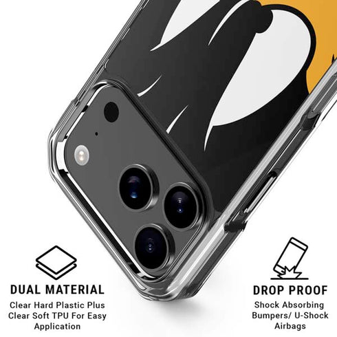 Looney Tunes Daffy Duck iPhone 17 Pro Clear Case