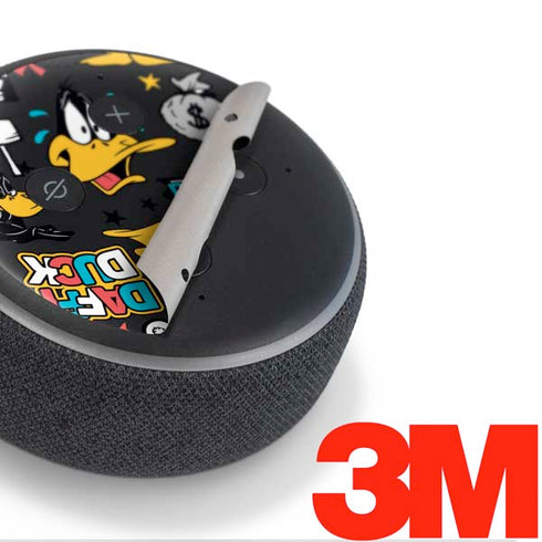 Looney Tunes Daffy Duck Patches Amazon Echo Dot Skin