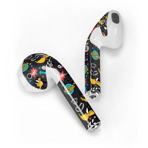 Looney Tunes Daffy Duck Patches Apple AirPods Skin