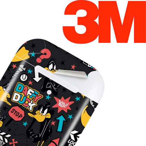 Looney Tunes Daffy Duck Patches Apple AirPods Skin