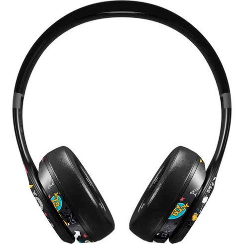 Looney Tunes Daffy Duck Patches Beats Solo 4 Wireless Headphones Skin