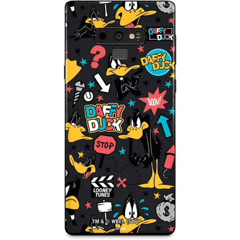 Looney Tunes Daffy Duck Patches Galaxy Note 9 Skin