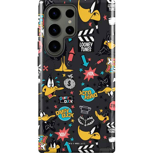 Looney Tunes Daffy Duck Patches Galaxy S23 Ultra Pro Case