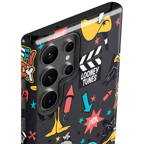 Looney Tunes Daffy Duck Patches Galaxy S23 Ultra Pro Case