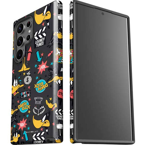 Looney Tunes Daffy Duck Patches Galaxy S23 Ultra Pro Case