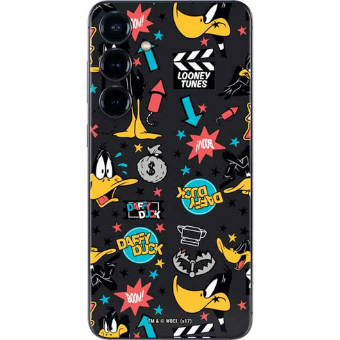 Looney Tunes Daffy Duck Patches Galaxy S25 Skin