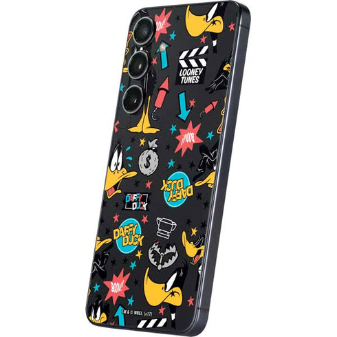 Looney Tunes Daffy Duck Patches Galaxy S24 Skin