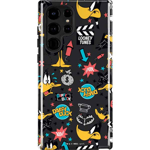 Looney Tunes Daffy Duck Patches Galaxy S25 Ultra Impact Case