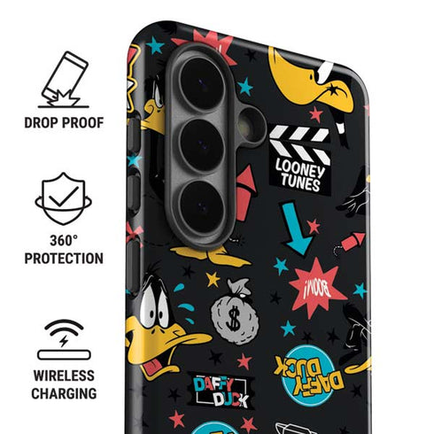 Looney Tunes Daffy Duck Patches Galaxy S26 Impact Case