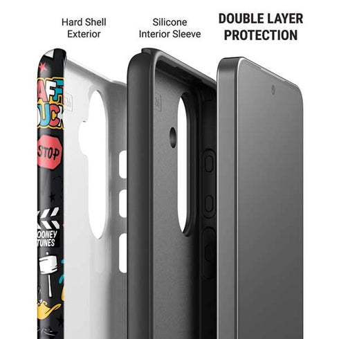 Looney Tunes Daffy Duck Patches Galaxy S26 Impact Case