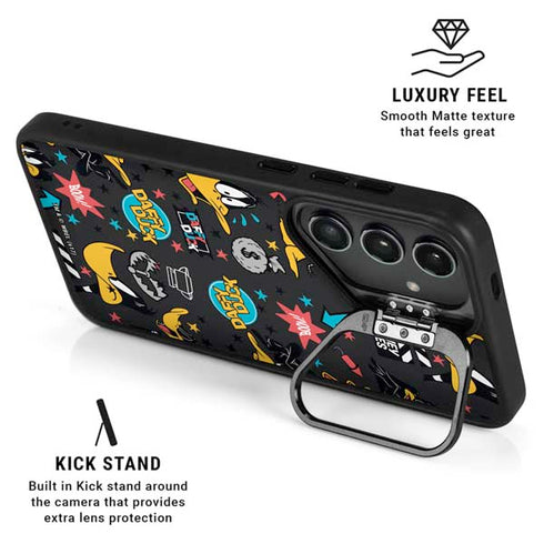 Looney Tunes Daffy Duck Patches Galaxy S26 Kickstand Case