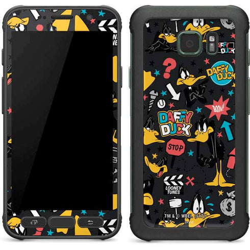 Looney Tunes Daffy Duck Patches Galaxy S7 Active Skin
