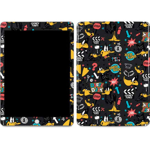 Looney Tunes Daffy Duck Patches Apple iPad Skin