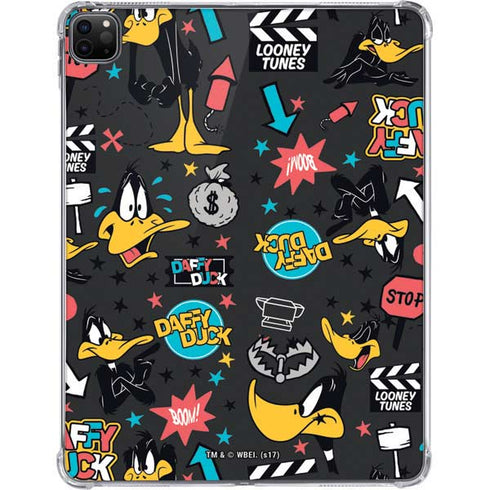 Looney Tunes Daffy Duck Patches iPad Pro 11in (2024) Clear Case