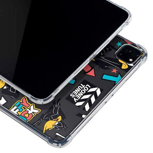 Looney Tunes Daffy Duck Patches iPad Pro 11in (2024) Clear Case