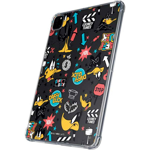 Looney Tunes Daffy Duck Patches iPad Pro 11in (2024) Clear Case