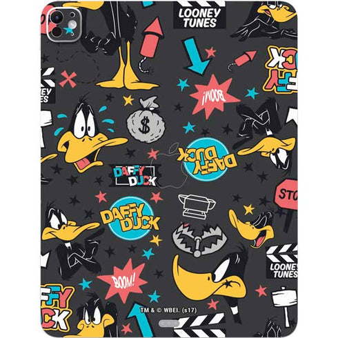 Looney Tunes Daffy Duck Patches iPad Pro 13in M4 (2024) Skin
