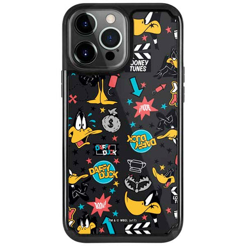 Looney Tunes Daffy Duck Patches iPhone Cases