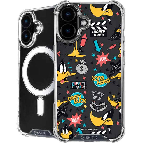 Looney Tunes Daffy Duck Patches iPhone 16 MagSafe Case