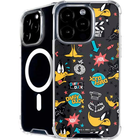 Looney Tunes Daffy Duck Patches iPhone 16 Pro MagSafe Case