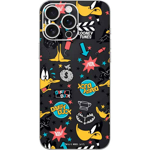 Looney Tunes Daffy Duck Patches iPhone 16 Pro Max Skin