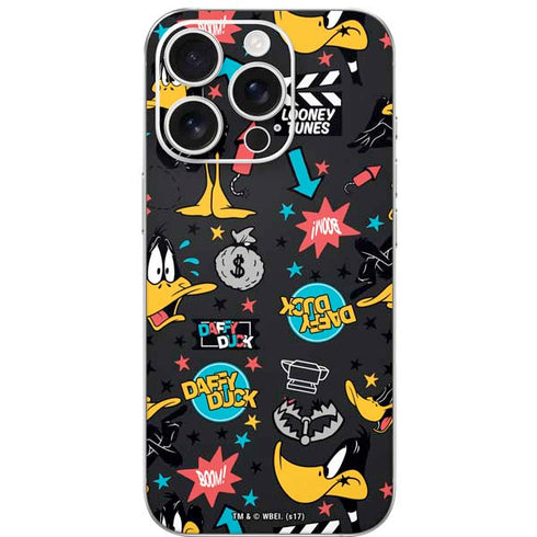 Looney Tunes Daffy Duck Patches iPhone 16 Pro Skin