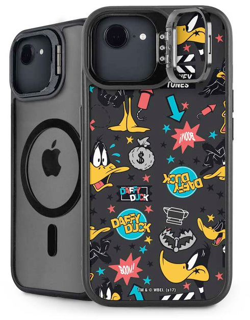 Looney Tunes Daffy Duck Patches iPhone 16e Kickstand Case