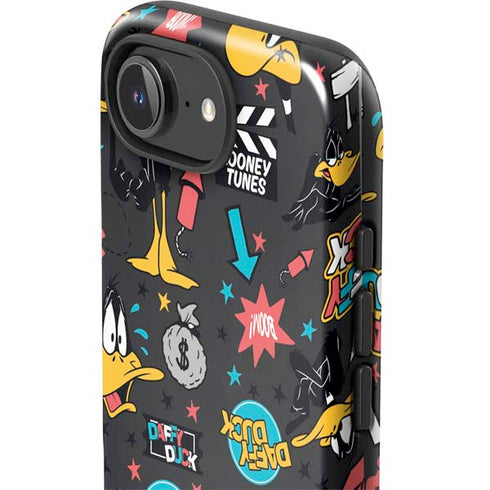 Looney Tunes Daffy Duck Patches iPhone 16e Impact Case